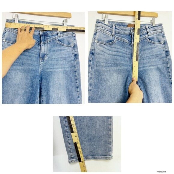 Judy Blue High Rise Medium Wash Retro Wide fit Jeans 29 - Picture 7 of 8